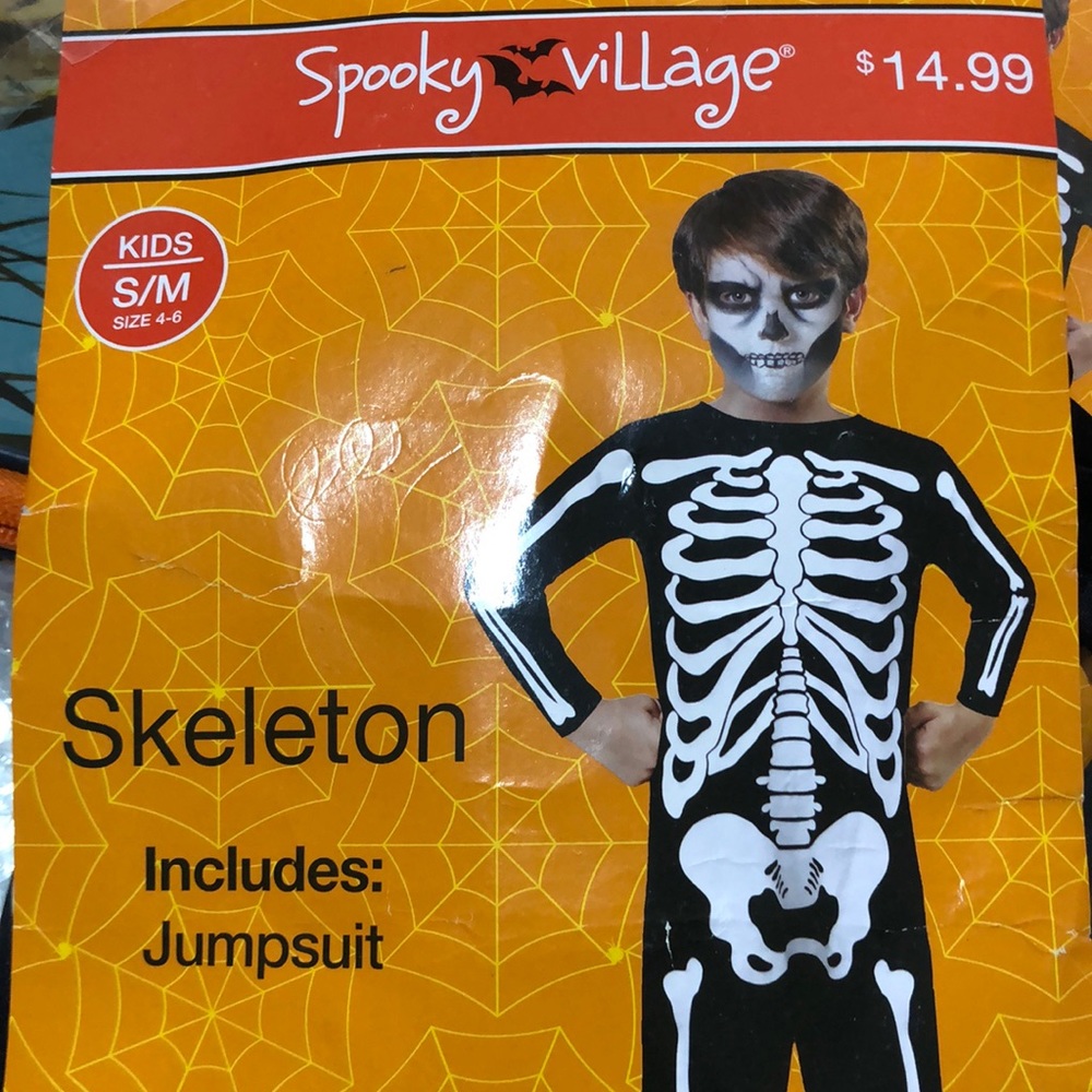 Skeleton kid costume
